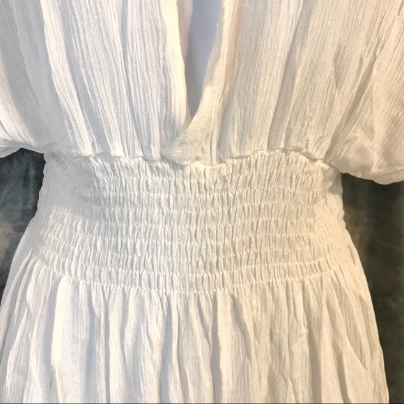 New Women’s White Summer Maxi Dress- Large - Picture 5 of 10